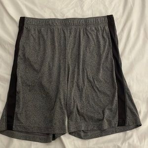 Heather gray athletic shorts